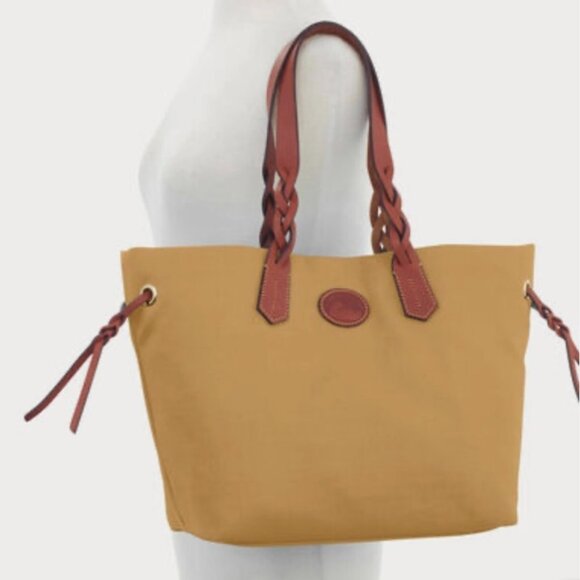 Dooney&Bourke Large Khaki Nylon Shopper- NWT - Picture 1 of 3